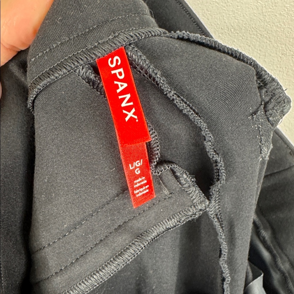 Spanx Solid Black Pull On Stretch Ankle Trouser P… - image 6